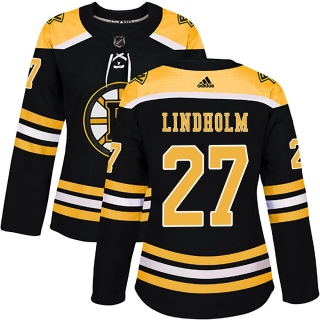 Women's Hampus Lindholm Boston Bruins Adidas Home Jersey - Authentic Black