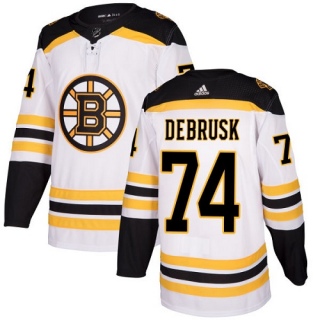 Women's Jake DeBrusk Boston Bruins Adidas Away Jersey - Authentic White