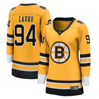 Women's Jakub Lauko Boston Bruins Fanatics Branded 2020/21 Special Edition Jersey - Breakaway Gold
