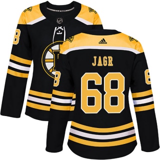 Women's Jaromir Jagr Boston Bruins Adidas Home Jersey - Authentic Black