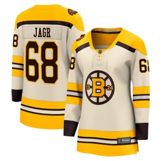 Women's Jaromir Jagr Boston Bruins Fanatics Branded Breakaway 100th Anniversary Jersey - Premier Cream