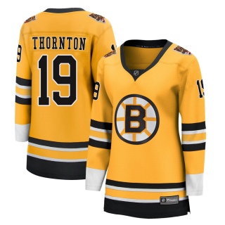 Women's Joe Thornton Boston Bruins Fanatics Branded 2020/21 Special Edition Jersey - Breakaway Gold