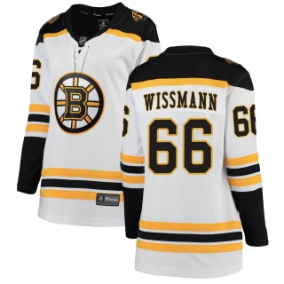 Women's Kai Wissmann Boston Bruins Fanatics Branded Away Jersey - Breakaway White