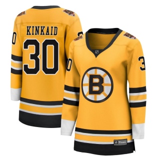 Women's Keith Kinkaid Boston Bruins Fanatics Branded 2020/21 Special Edition Jersey - Breakaway Gold