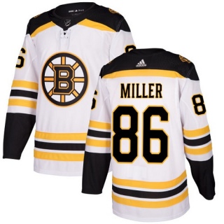 Women's Kevan Miller Boston Bruins Adidas Away Jersey - Authentic White