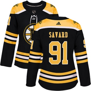 Women's Marc Savard Boston Bruins Adidas Home Jersey - Authentic Black