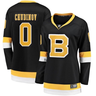 Women's Maxim Chudinov Boston Bruins Fanatics Branded Breakaway Alternate Jersey - Premier Black