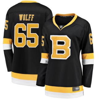 Women's Nick Wolff Boston Bruins Fanatics Branded Breakaway Alternate Jersey - Premier Black