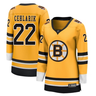 Women's Peter Cehlarik Boston Bruins Fanatics Branded 2020/21 Special Edition Jersey - Breakaway Gold