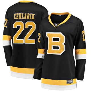 Women's Peter Cehlarik Boston Bruins Fanatics Branded Breakaway Alternate Jersey - Premier Black