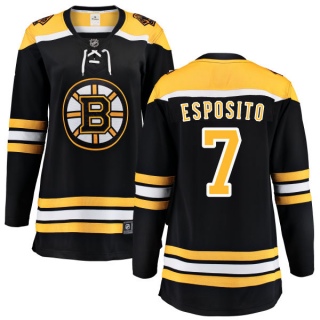Women's Phil Esposito Boston Bruins Fanatics Branded Home Jersey - Breakaway Black