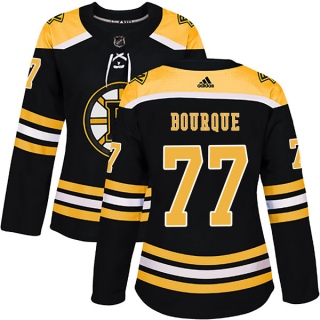 Women's Raymond Bourque Boston Bruins Adidas Home Jersey - Authentic Black