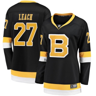 Women's Reggie Leach Boston Bruins Fanatics Branded Breakaway Alternate Jersey - Premier Black