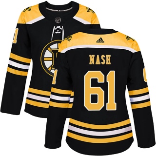 Women's Rick Nash Boston Bruins Adidas Home Jersey - Authentic Black