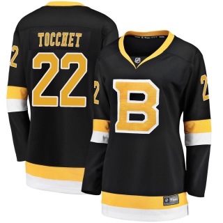 Women's Rick Tocchet Boston Bruins Fanatics Branded Breakaway Alternate Jersey - Premier Black