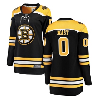 Women's Ryan Mast Boston Bruins Fanatics Branded Home Jersey - Breakaway Black