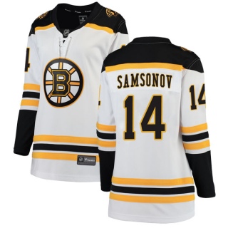 Women's Sergei Samsonov Boston Bruins Fanatics Branded Away Jersey - Breakaway White