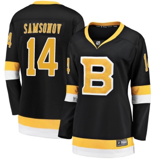 Women's Sergei Samsonov Boston Bruins Fanatics Branded Breakaway Alternate Jersey - Premier Black