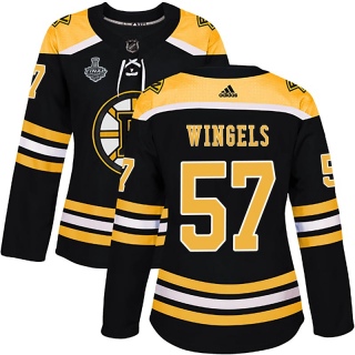 Women's Tommy Wingels Boston Bruins Adidas Home 2019 Stanley Cup Final Bound Jersey - Authentic Black