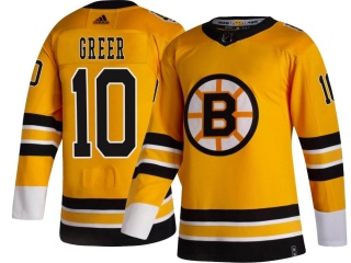 Youth A.J. Greer Boston Bruins Adidas 2020/21 Special Edition Jersey - Breakaway Gold