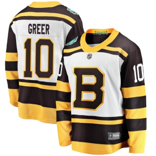 Youth A.J. Greer Boston Bruins Fanatics Branded 2019 Winter Classic Jersey - Breakaway White