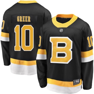 Youth A.J. Greer Boston Bruins Fanatics Branded Breakaway Alternate Jersey - Premier Black