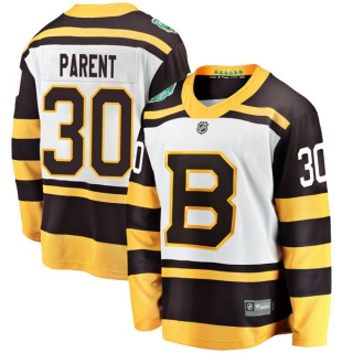 Youth Bernie Parent Boston Bruins Fanatics Branded 2019 Winter Classic Jersey - Breakaway White
