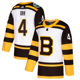 Youth Bobby Orr Boston Bruins Adidas 2019 Winter Classic Jersey - Authentic White