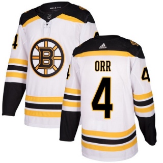 Youth Bobby Orr Boston Bruins Adidas Away Jersey - Authentic White