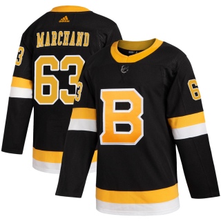 Youth Brad Marchand Boston Bruins Adidas Alternate Jersey - Authentic Black