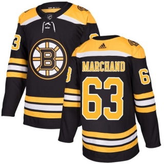 Youth Brad Marchand Boston Bruins Adidas Home Jersey - Authentic Black
