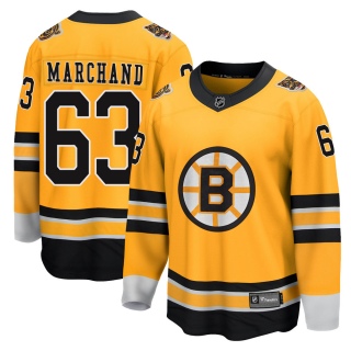 Youth Brad Marchand Boston Bruins Fanatics Branded 2020/21 Special Edition Jersey - Breakaway Gold