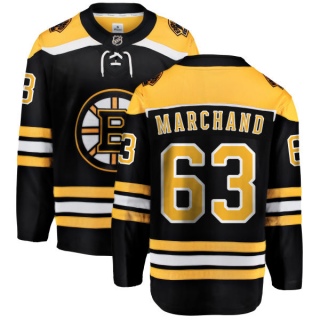 Youth Brad Marchand Boston Bruins Fanatics Branded Home Jersey - Breakaway Black