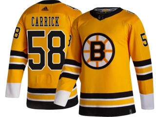 Youth Connor Carrick Boston Bruins Adidas 2020/21 Special Edition Jersey - Breakaway Gold
