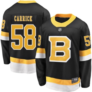 Youth Connor Carrick Boston Bruins Fanatics Branded Breakaway Alternate Jersey - Premier Black