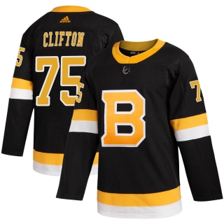 Youth Connor Clifton Boston Bruins Adidas Alternate Jersey - Authentic Black