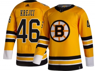 Youth David Krejci Boston Bruins Adidas 2020/21 Special Edition Jersey - Breakaway Gold