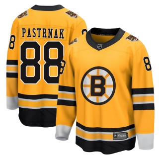 Youth David Pastrnak Boston Bruins Fanatics Branded 2020/21 Special Edition Jersey - Breakaway Gold