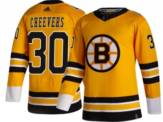 Youth Gerry Cheevers Boston Bruins Adidas 2020/21 Special Edition Jersey - Breakaway Gold