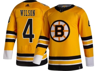 Youth Jacob Wilson Boston Bruins Adidas 2020/21 Special Edition Jersey - Breakaway Gold