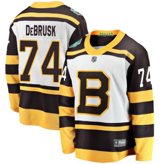 Youth Jake DeBrusk Boston Bruins Fanatics Branded 2019 Winter Classic Jersey - Breakaway White