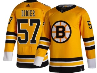 Youth Josiah Didier Boston Bruins Adidas 2020/21 Special Edition Jersey - Breakaway Gold