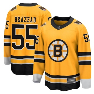 Youth Justin Brazeau Boston Bruins Fanatics Branded 2020/21 Special Edition Jersey - Breakaway Gold