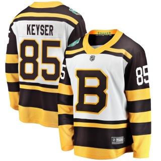 Youth Kyle Keyser Boston Bruins Fanatics Branded 2019 Winter Classic Jersey - Breakaway White