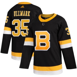 Youth Linus Ullmark Boston Bruins Adidas Alternate Jersey - Authentic Black