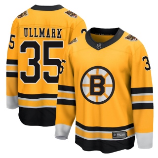 Youth Linus Ullmark Boston Bruins Fanatics Branded 2020/21 Special Edition Jersey - Breakaway Gold