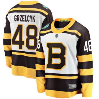 Youth Matt Grzelcyk Boston Bruins Fanatics Branded 2019 Winter Classic Jersey - Breakaway White