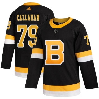 Youth Michael Callahan Boston Bruins Adidas Alternate Jersey - Authentic Black