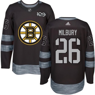 Youth Mike Milbury Boston Bruins 1917- 100th Anniversary Jersey - Authentic Black