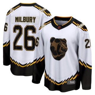 Youth Mike Milbury Boston Bruins Fanatics Branded Special Edition 2.0 Jersey - Breakaway White